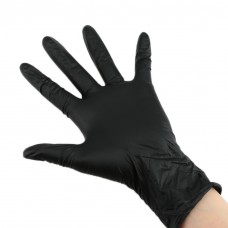 Soft nitrile handschoenen M-black 
